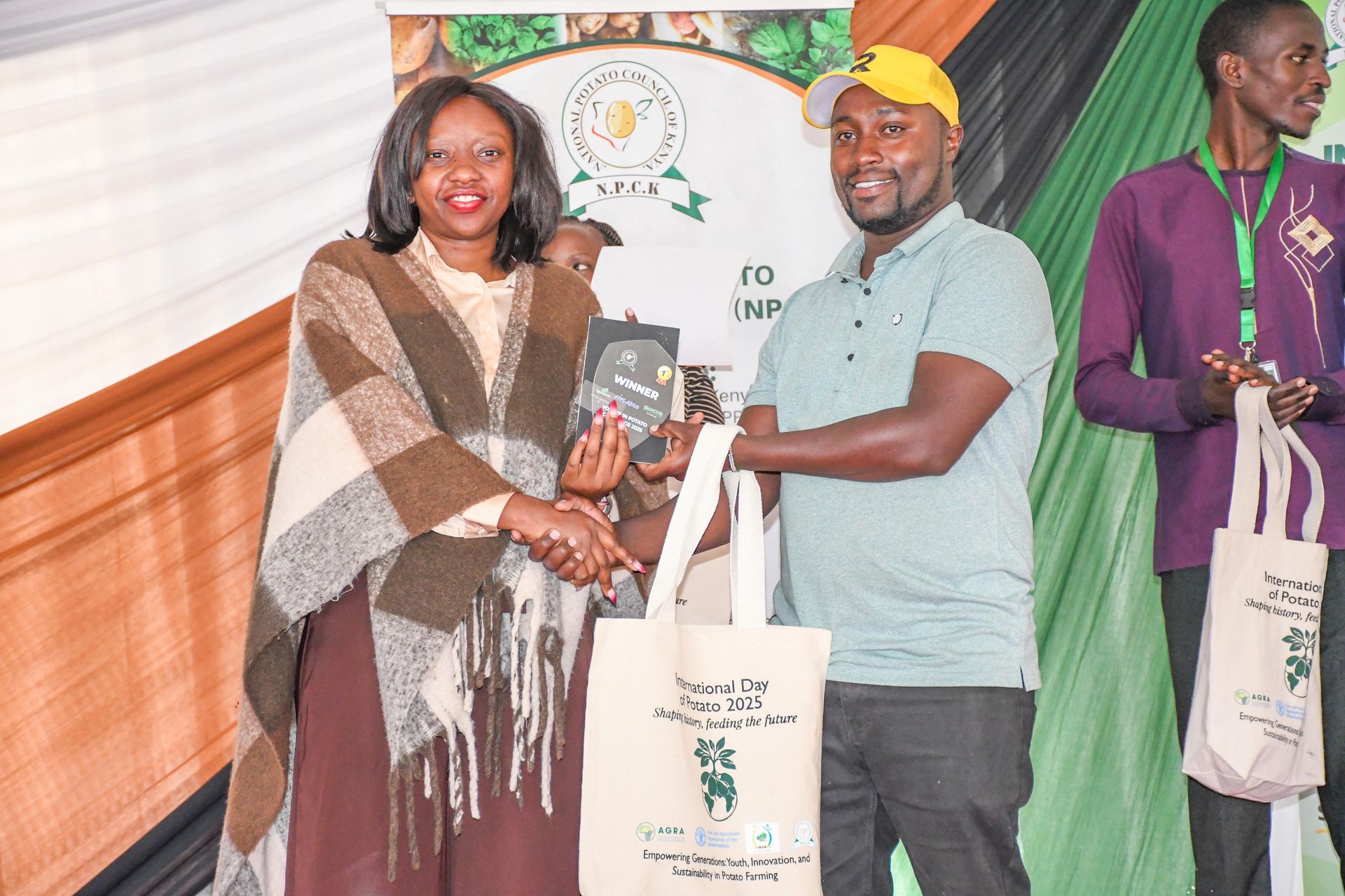 Nakuru youth dazzle with game-changing ideas on International Potato day