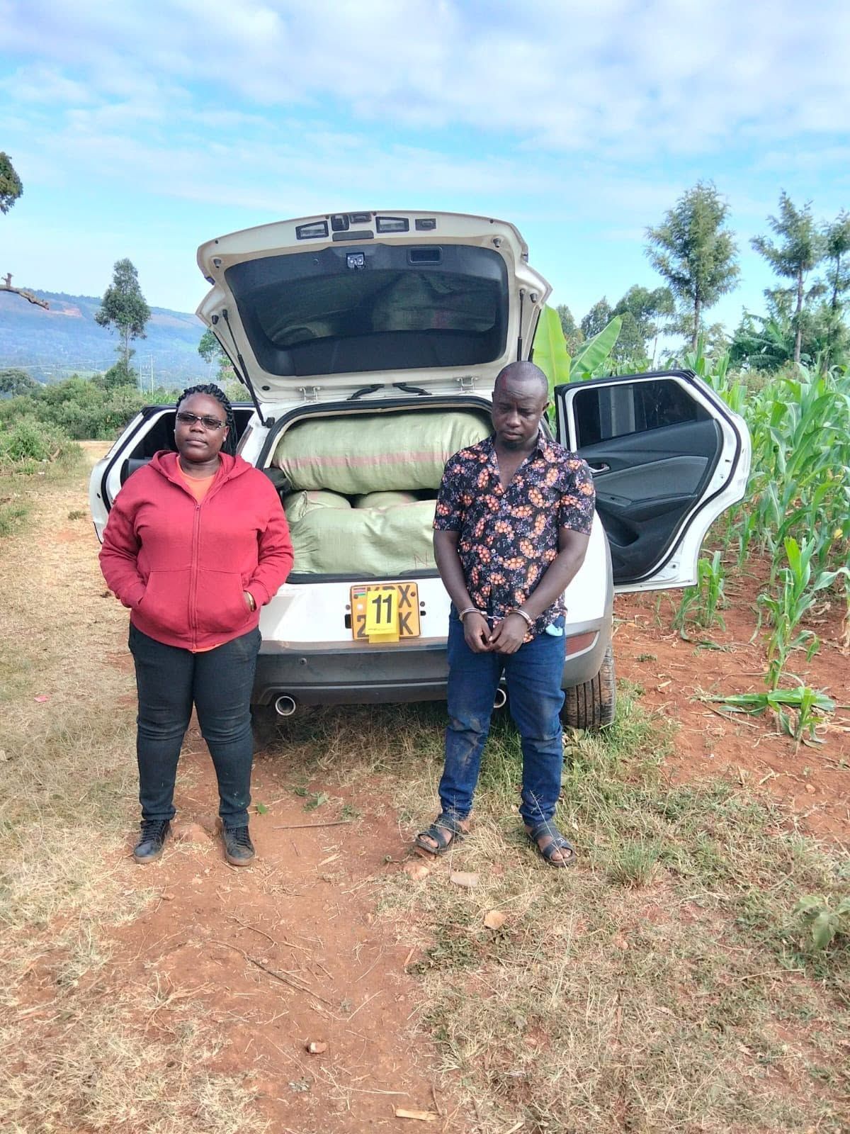 Two suspects flee ethanol laden vehicle to evade Police arrest in Subukia