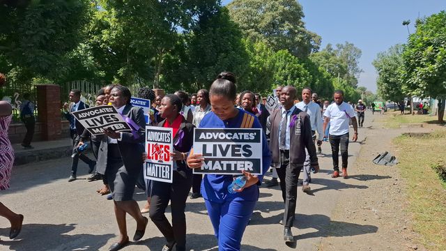 Nakuru lawyers join nationwide peacefull purple Ribbon Walk to honor slain colleagues