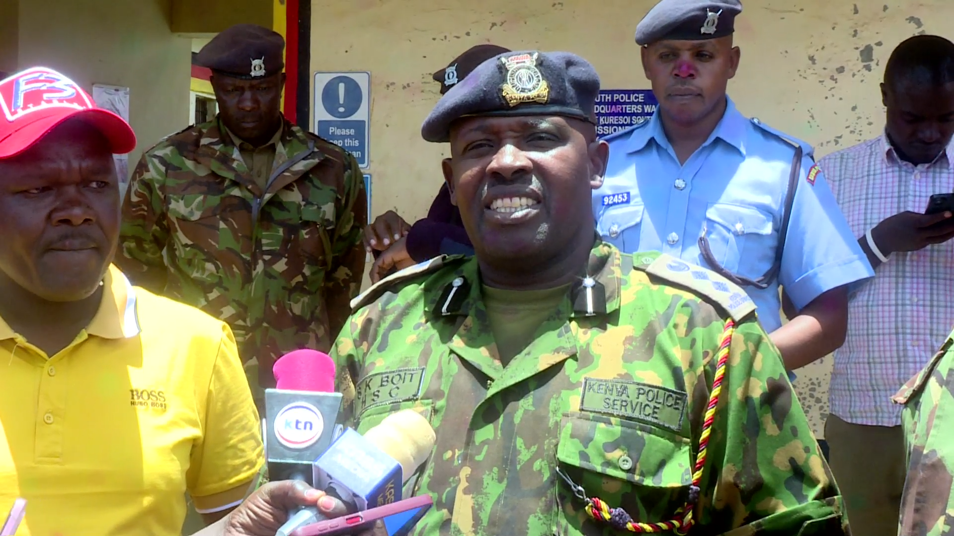 “We will not deploy officers at Linda Mwananchi rally, but we will be alert” - Nakuru county police commander Samuel Boit